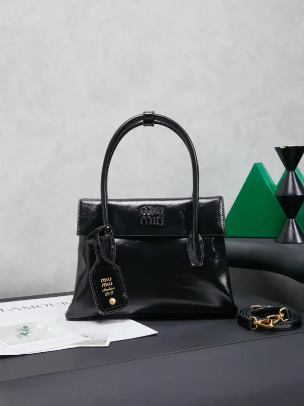 Miu Miu Leather Top Handle Bag image 1