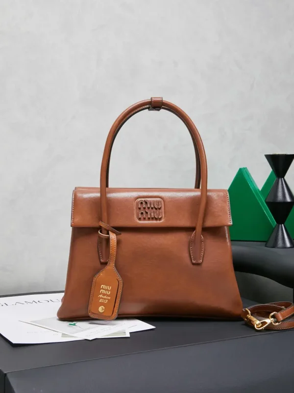 Miu Miu Leather Top Handle Bag image 1