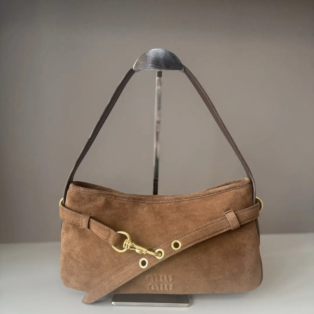Miu Miu Suede Shoulder Bag image 1