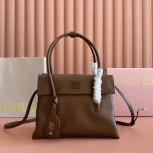 Miu Miu Leather Top Handle Handbag image 1
