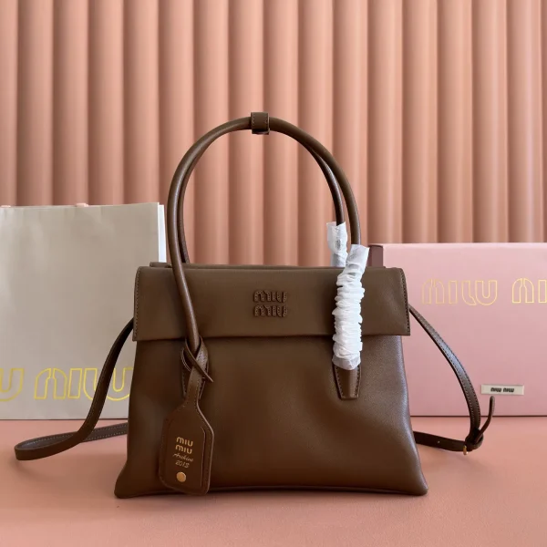 Miu Miu Leather Top Handle Handbag image 1