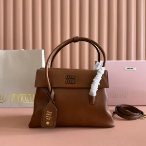 Miu Miu Leather Top Handle Handbag image 1