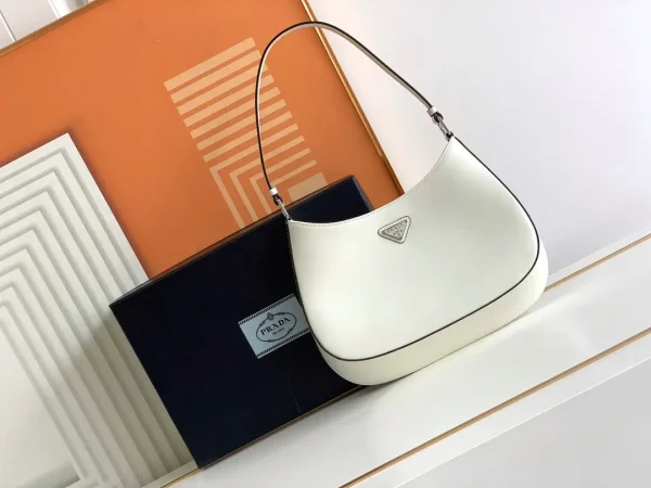 Prada White Hobo Shoulder Bag image 1