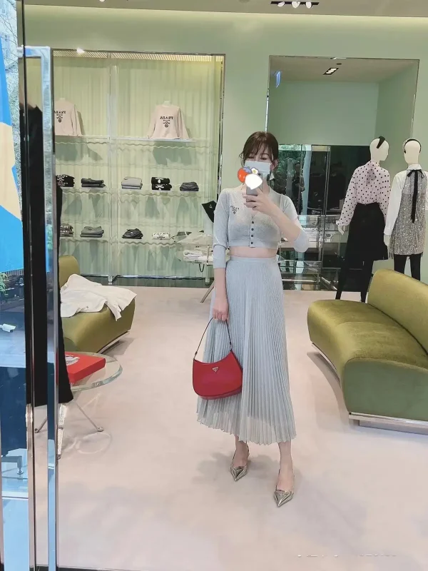 Prada Red Shoulder Bag image 1