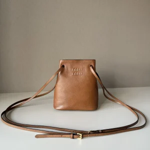 Miu Miu Mini Leather Bucket Bag image 1