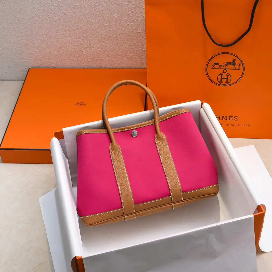 Hermès Canvas Top Handle Bag image 1