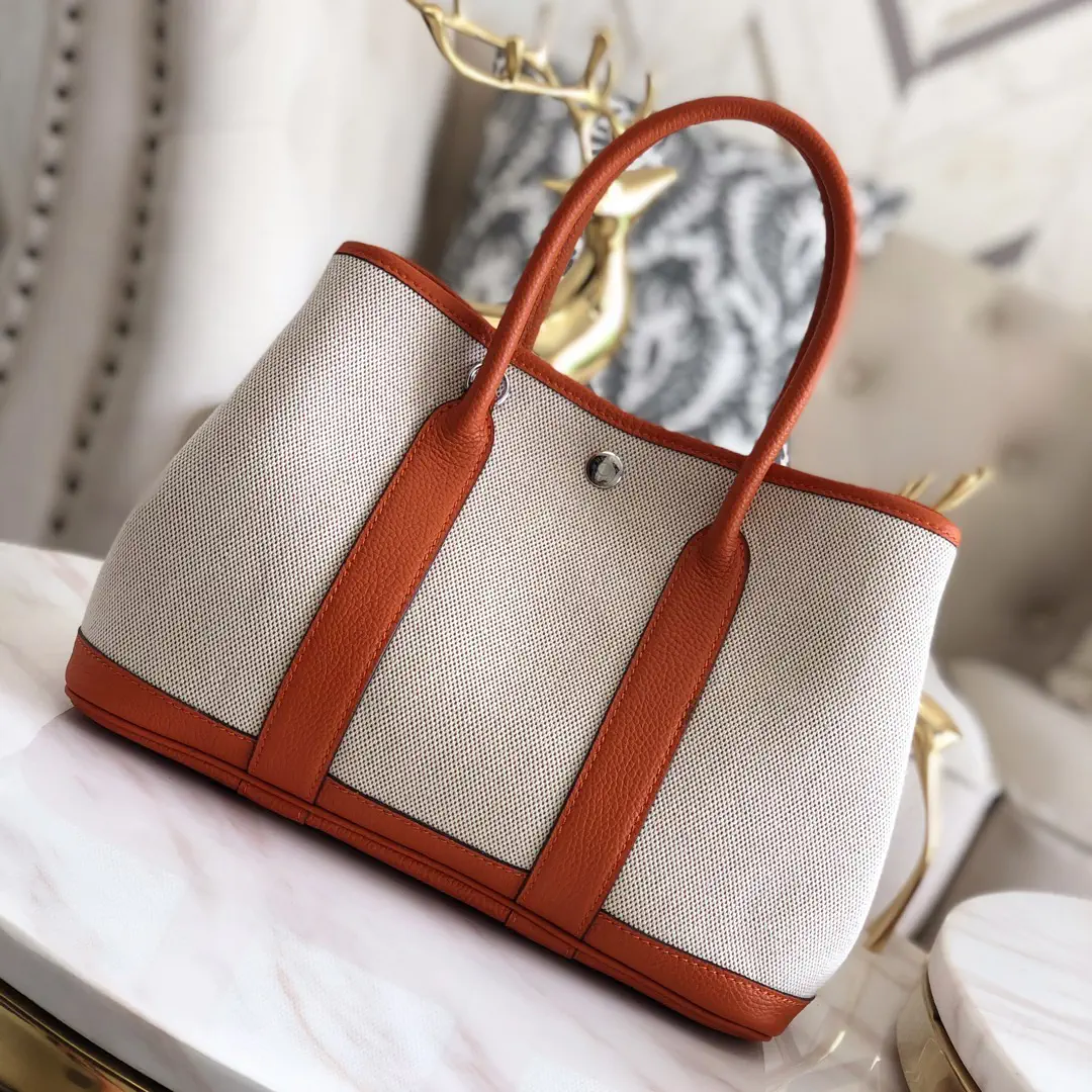 Hermès Canvas Garden Party Tote Bag image 1