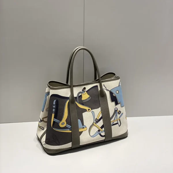 Hermès Garden Party Printed Tote Bag image 1