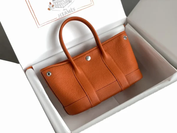 Hermès Orange Mini Garden Party Top Handle Bag image 1