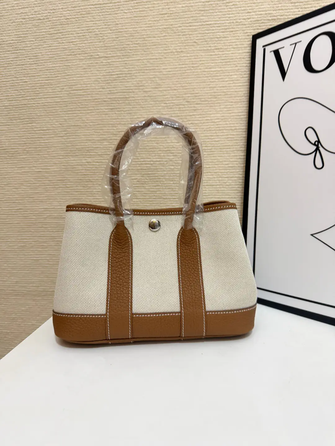 Hermès Garden Party Mini Canvas Top Handle Bag image 1