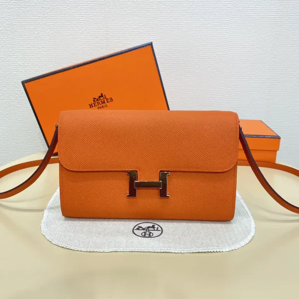 Hermès Orange Epsom Leather Crossbody Bag image 1
