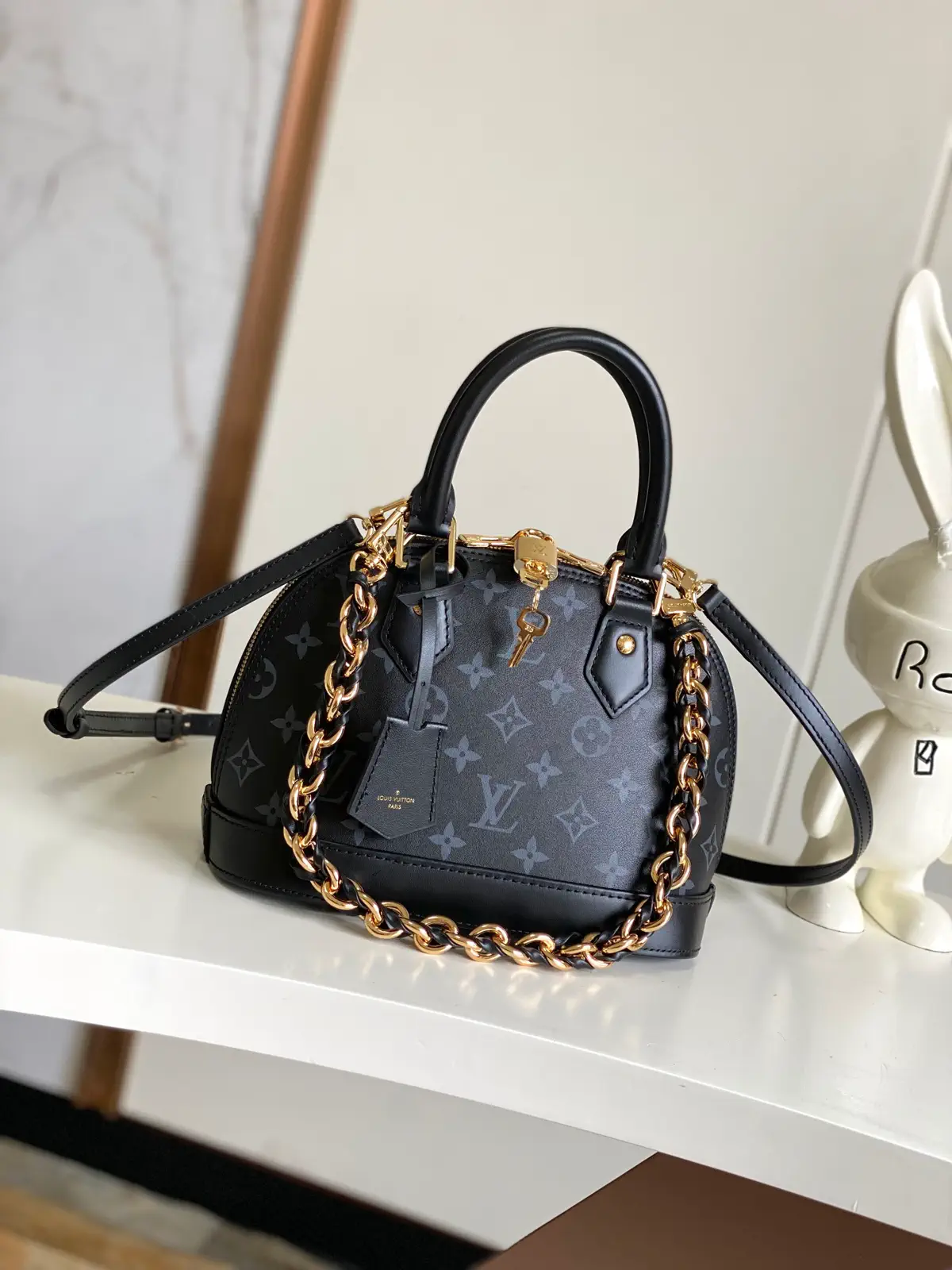 Louis Vuitton Monogram Ink Alma BB Top Handle Bag image 1