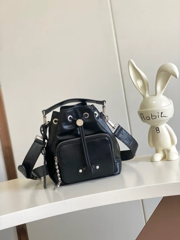 Louis Vuitton Black Noé Cargo Small Bucket Bag image 1