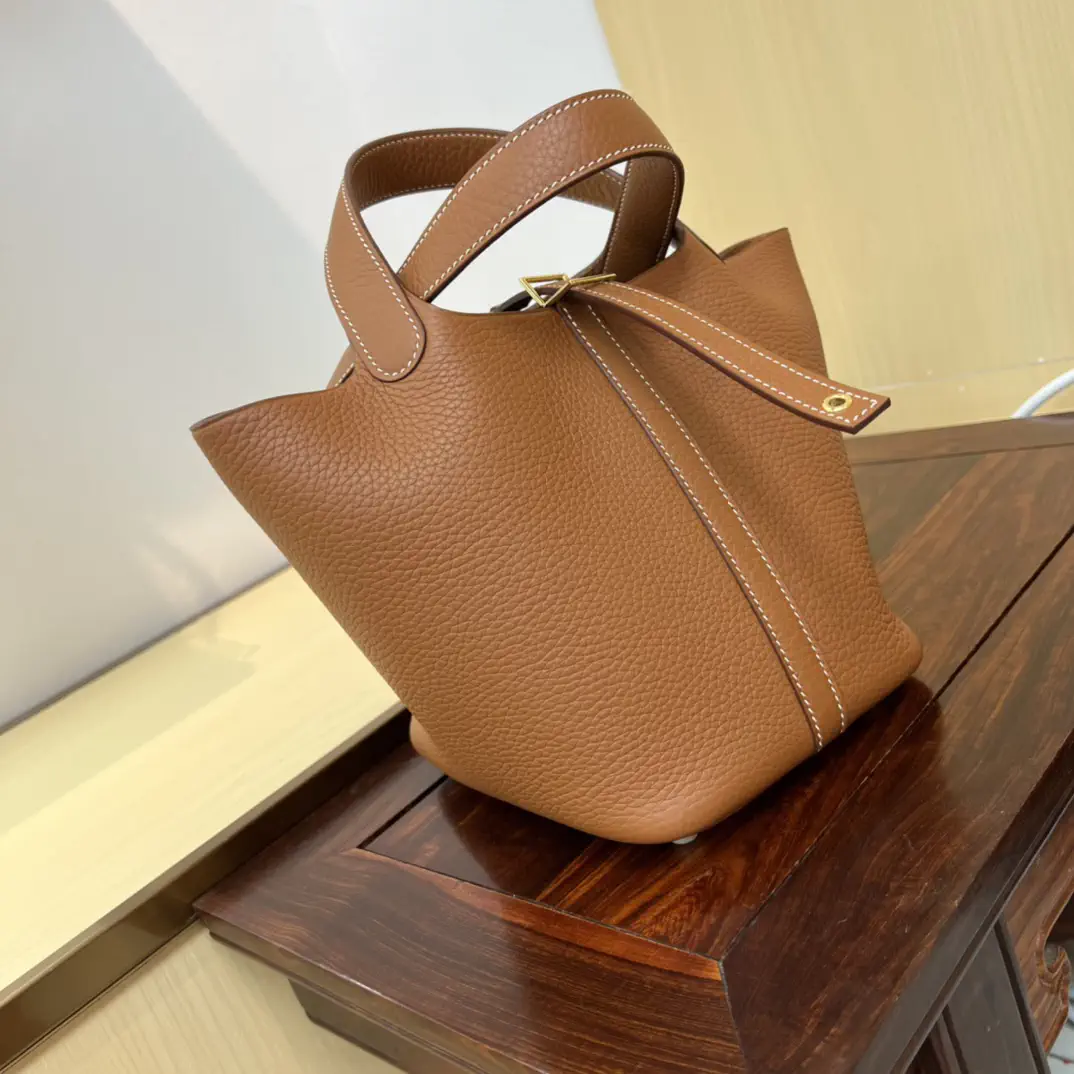 Hermès Leather Bucket Bag image 1