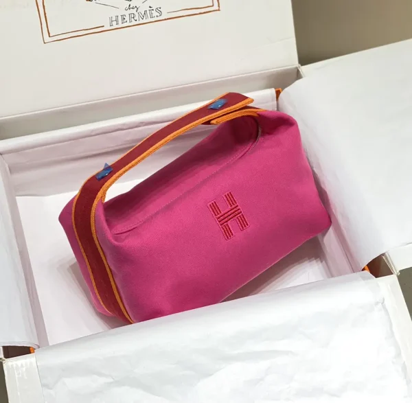 Hermès Canvas Toiletry Bag image 1