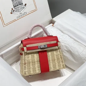 Hermès Woven Picnic Top Handle Bag image 1