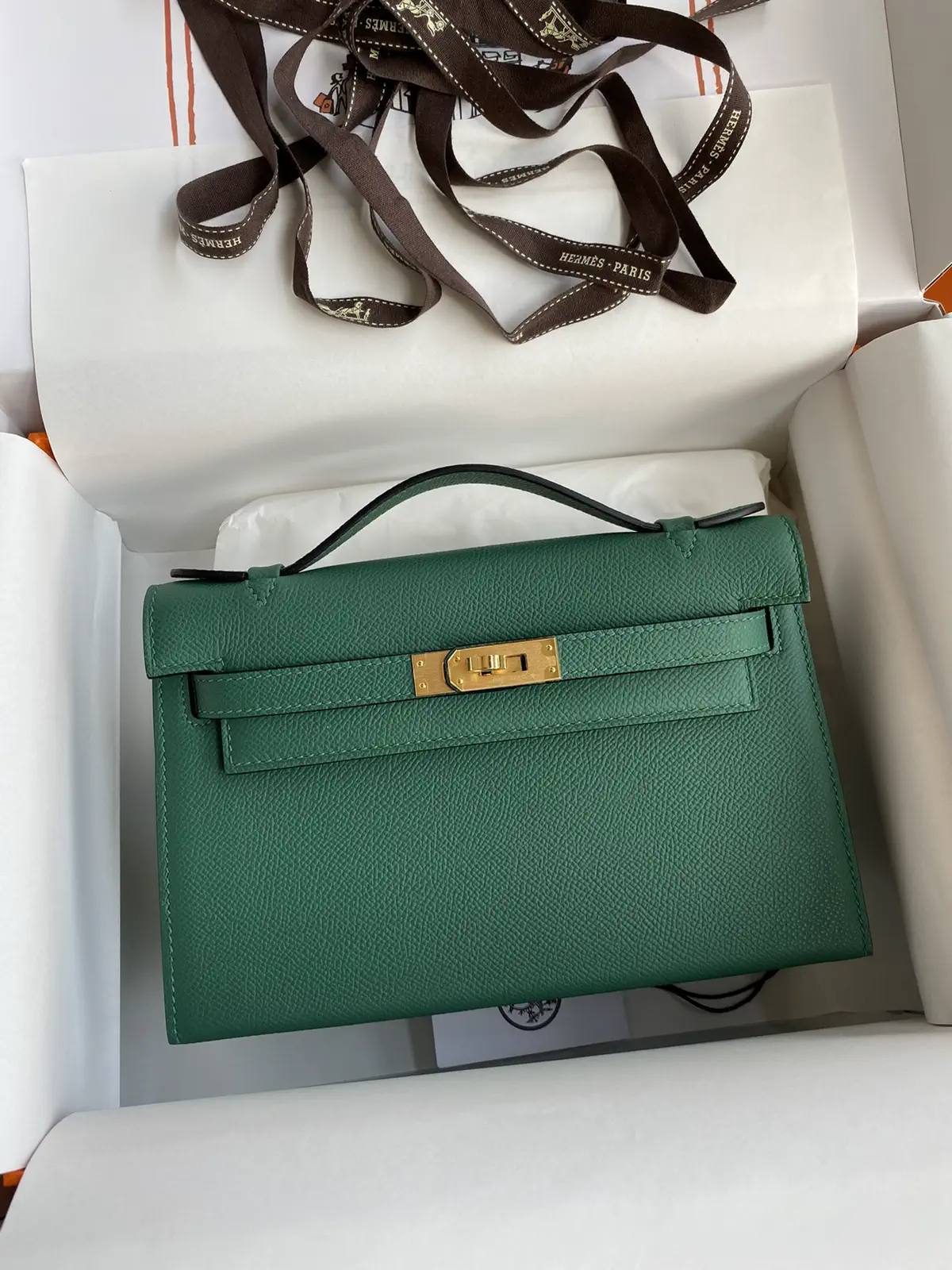 Hermès Kelly 22 Top Handle Clutch Bag image 1