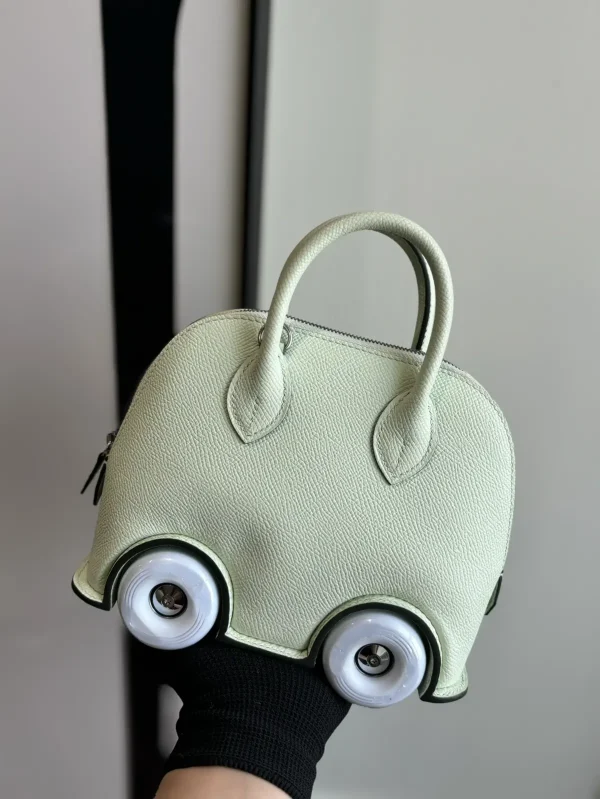 Hermès Light Mint Green Bolide On Wheels Top Handle Bag image 1