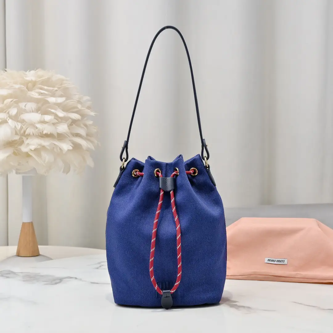 Miu Miu Canvas Bucket Bag image 1