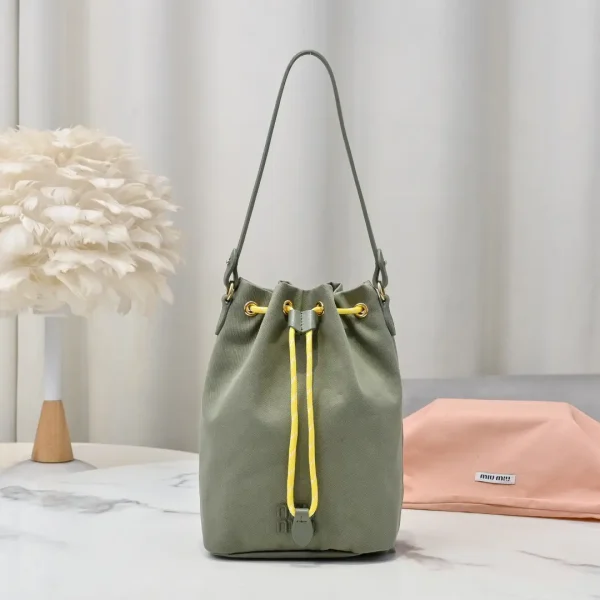 Miu Miu Canvas Bucket Bag image 1