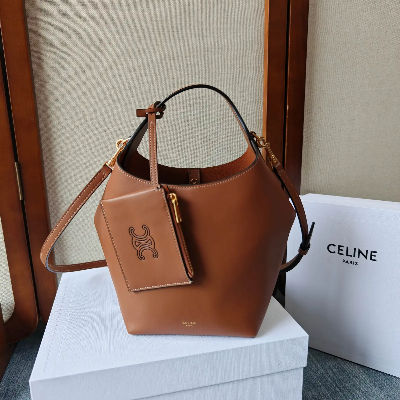 CELINE Teen Hobo Bucket Bag image 1
