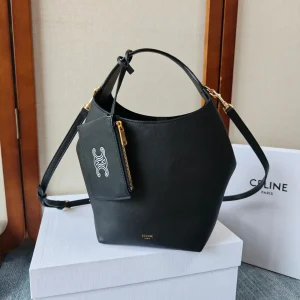 CELINE Teen Hobo Bucket Bag with Small Coin Pouch image 1