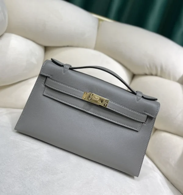 Hermès Gray Top Handle Bag image 1