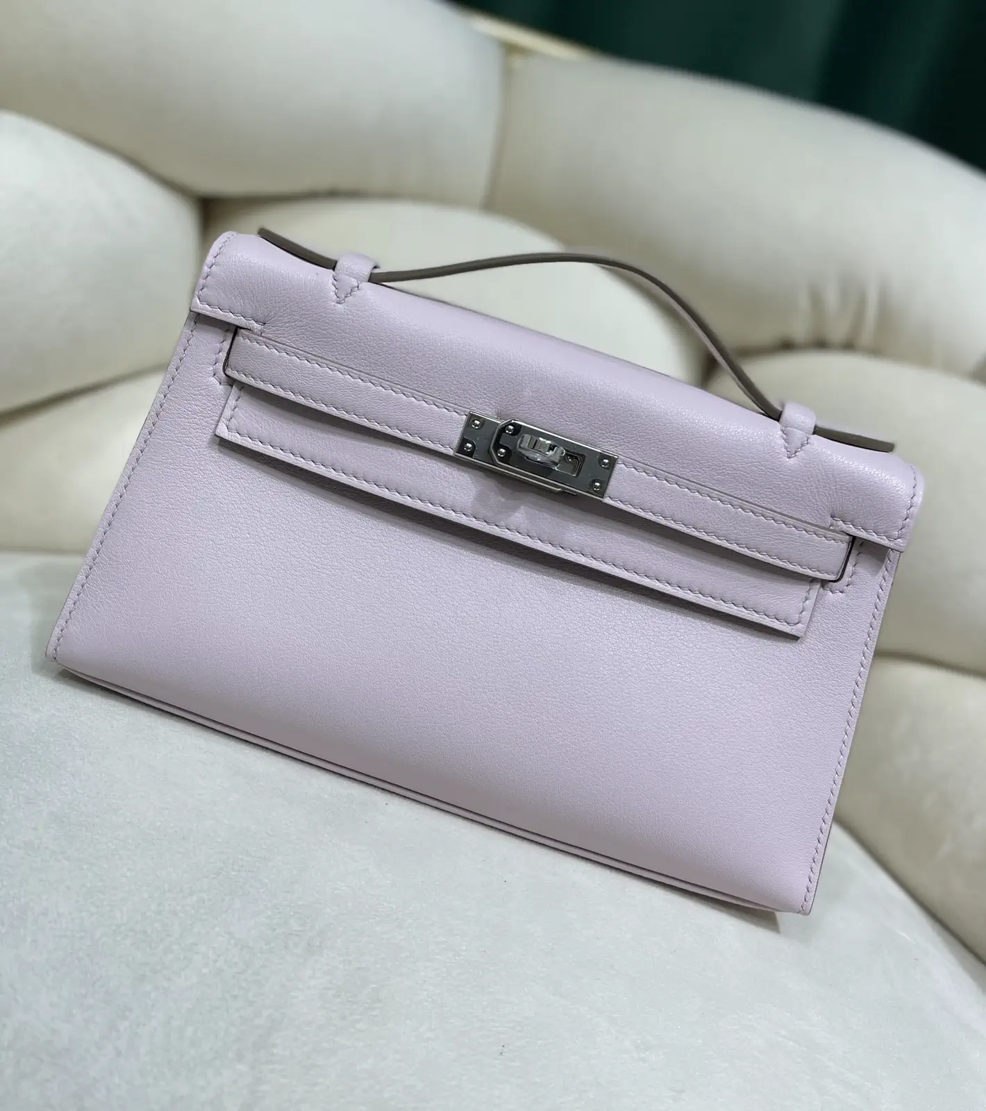 Hermès Light Lilac Top Handle Bag image 1