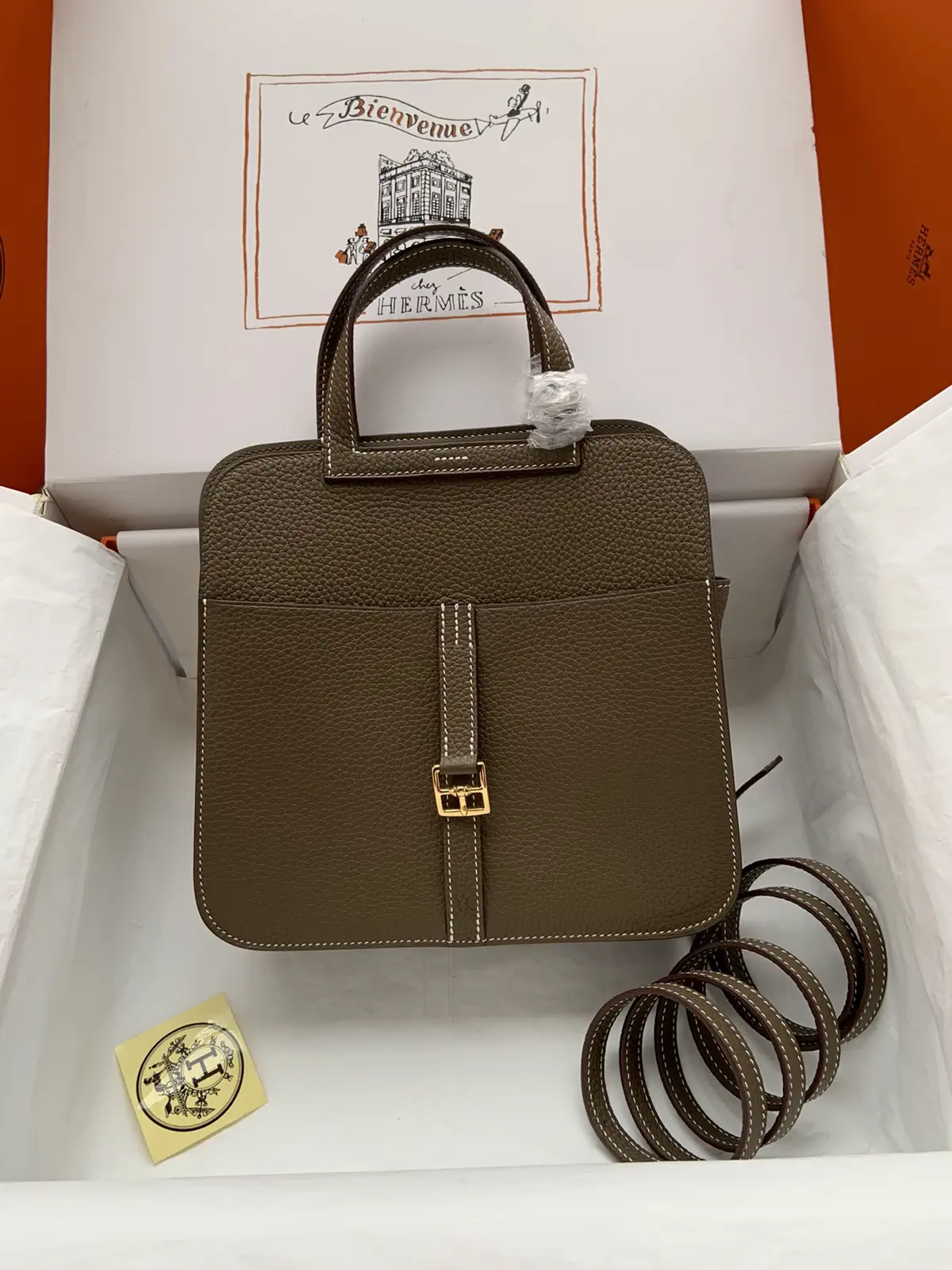 Hermès Halzan 25 Top Handle Bag image 1