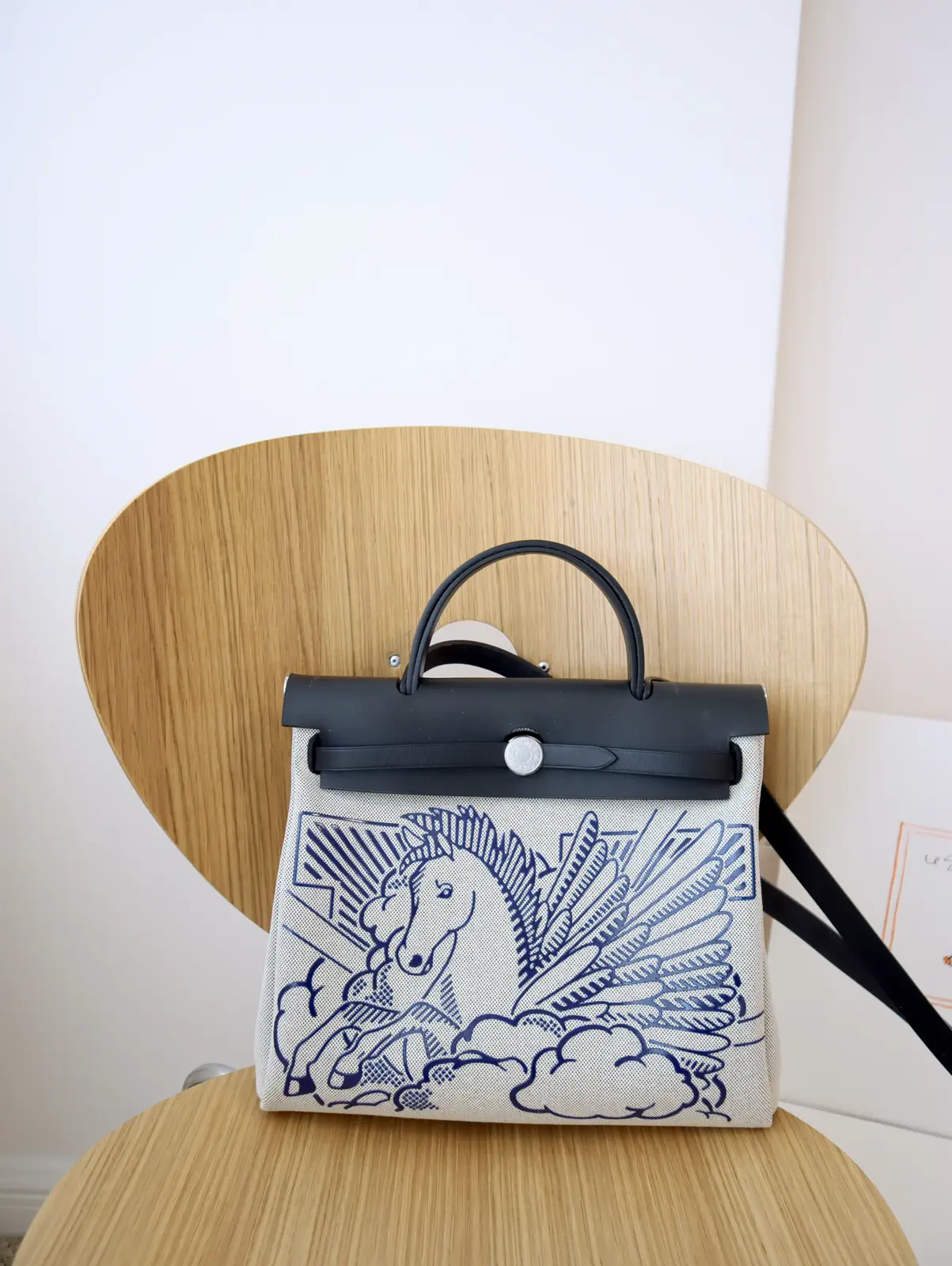 Hermès Herbag 31 Pegasus Print Top Handle Bag image 1