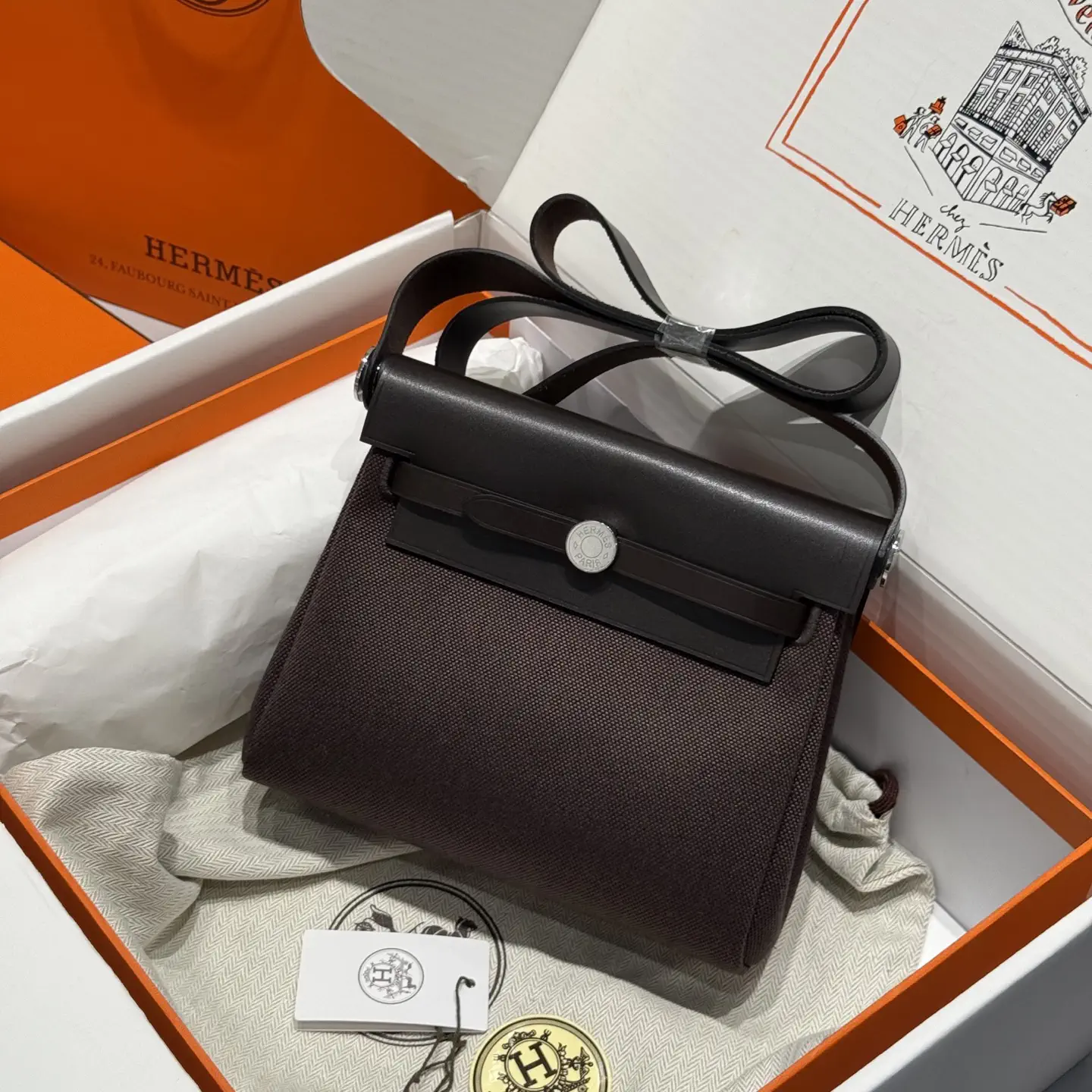 Hermès Mini Herbag Shoulder Bag image 1