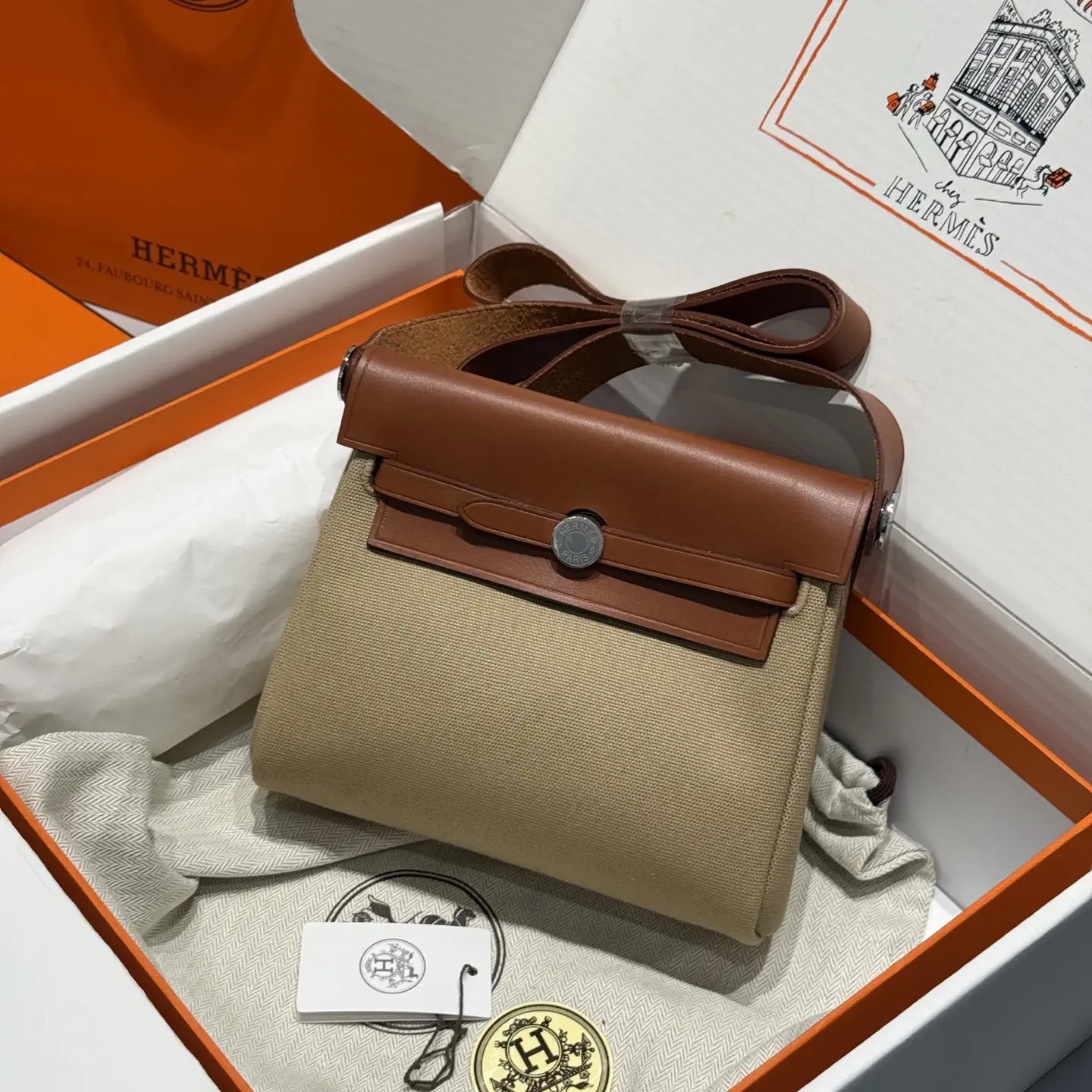 Hermès Mini Herbag Crossbody Bag image 1