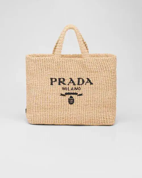 Prada Woven Tote Bag image 1