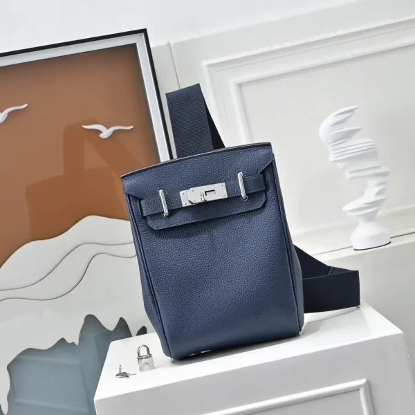 Hermès Navy Blue Sling Bag image 1