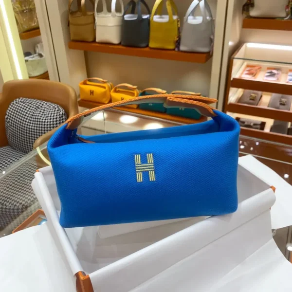 Hermès Canvas Cosmetic Bag image 1