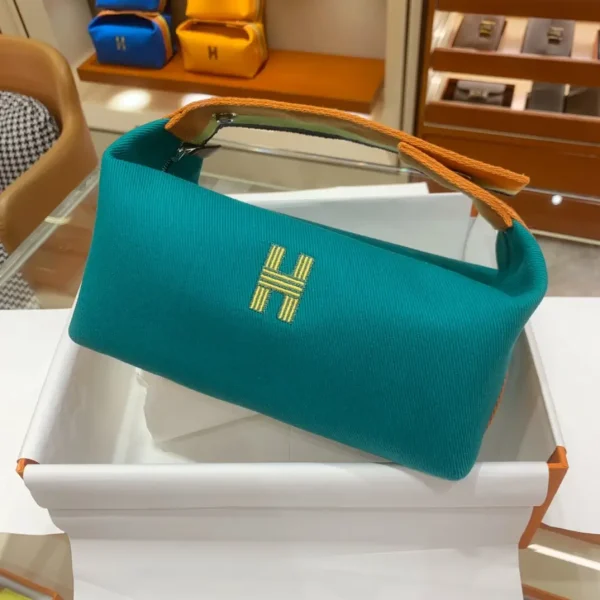 Hermès Canvas Cosmetic Bag image 1