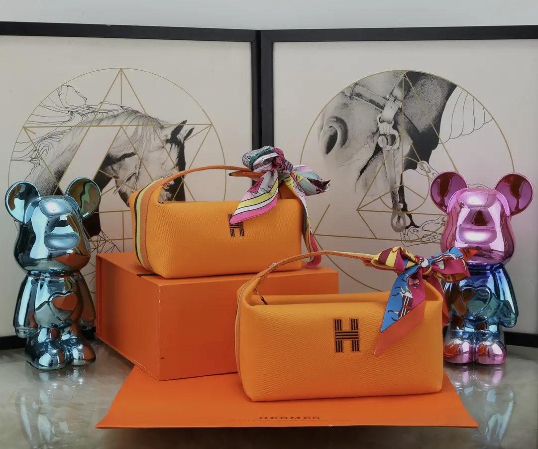 Hermès Orange Bride-A-Brace Top Handle Bag image 1