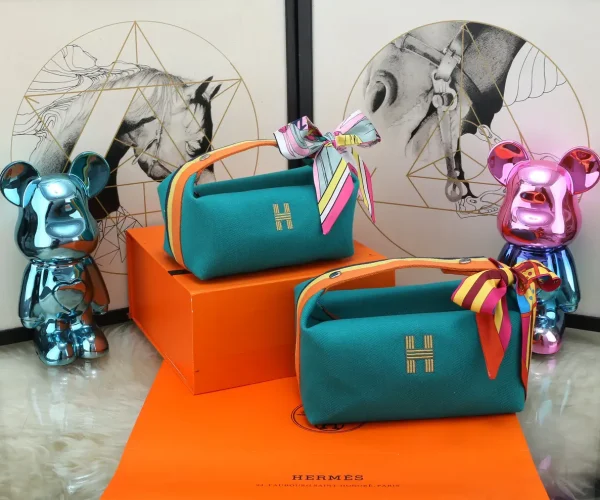 Hermès Teal Bride-A-Brace Top Handle Bag image 1
