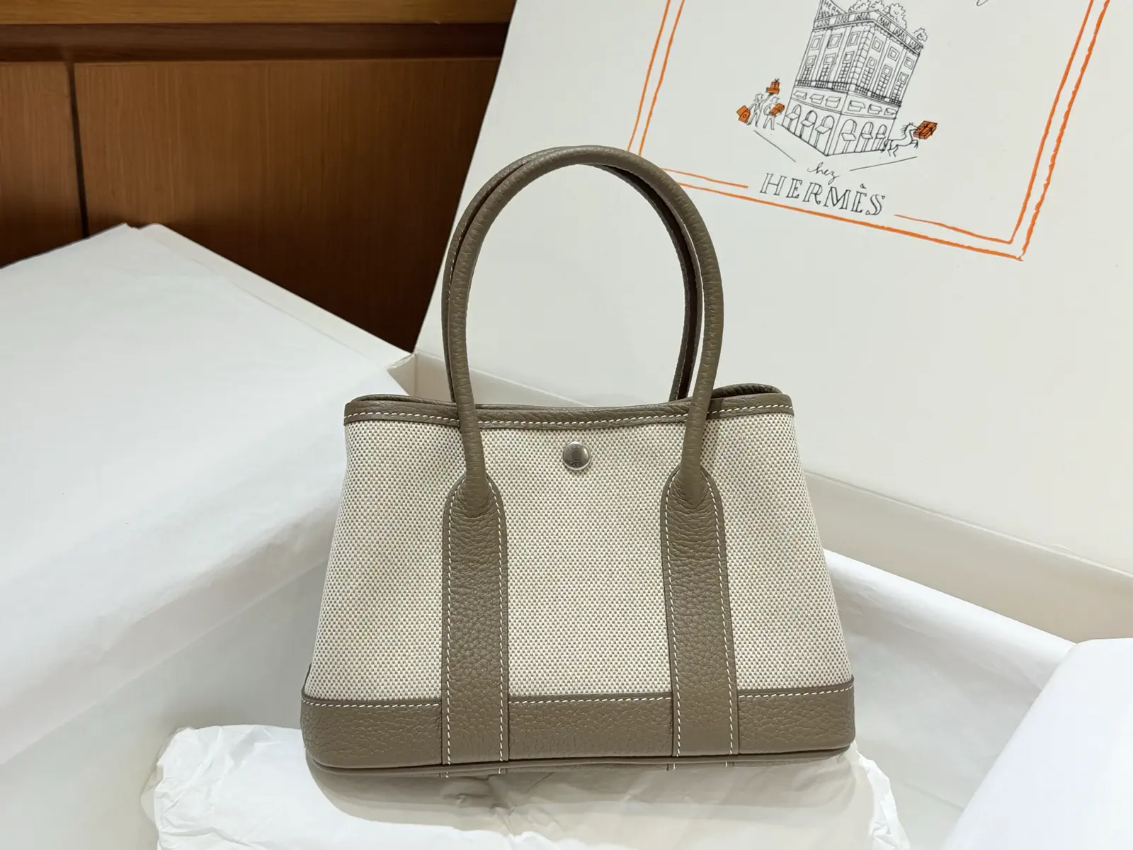 Hermès Garden Party Mini Top Handle Bag image 1