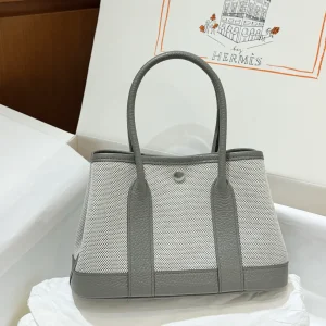 Hermès Grey Trim Mini Garden Party Tote Bag image 1
