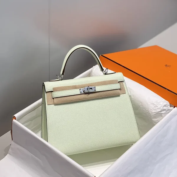 Hermès Light Mint Green Top Handle Bag image 1