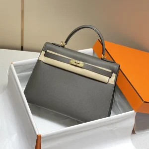 Hermès Epsom Kelly Top Handle Bag image 1