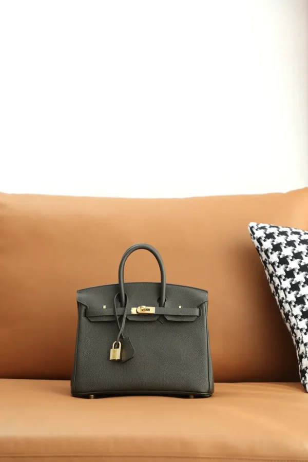 Hermès Olive Green Top Handle Bag image 1