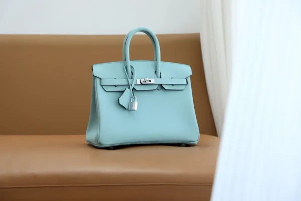 Hermès Light Blue Top Handle Bag image 1