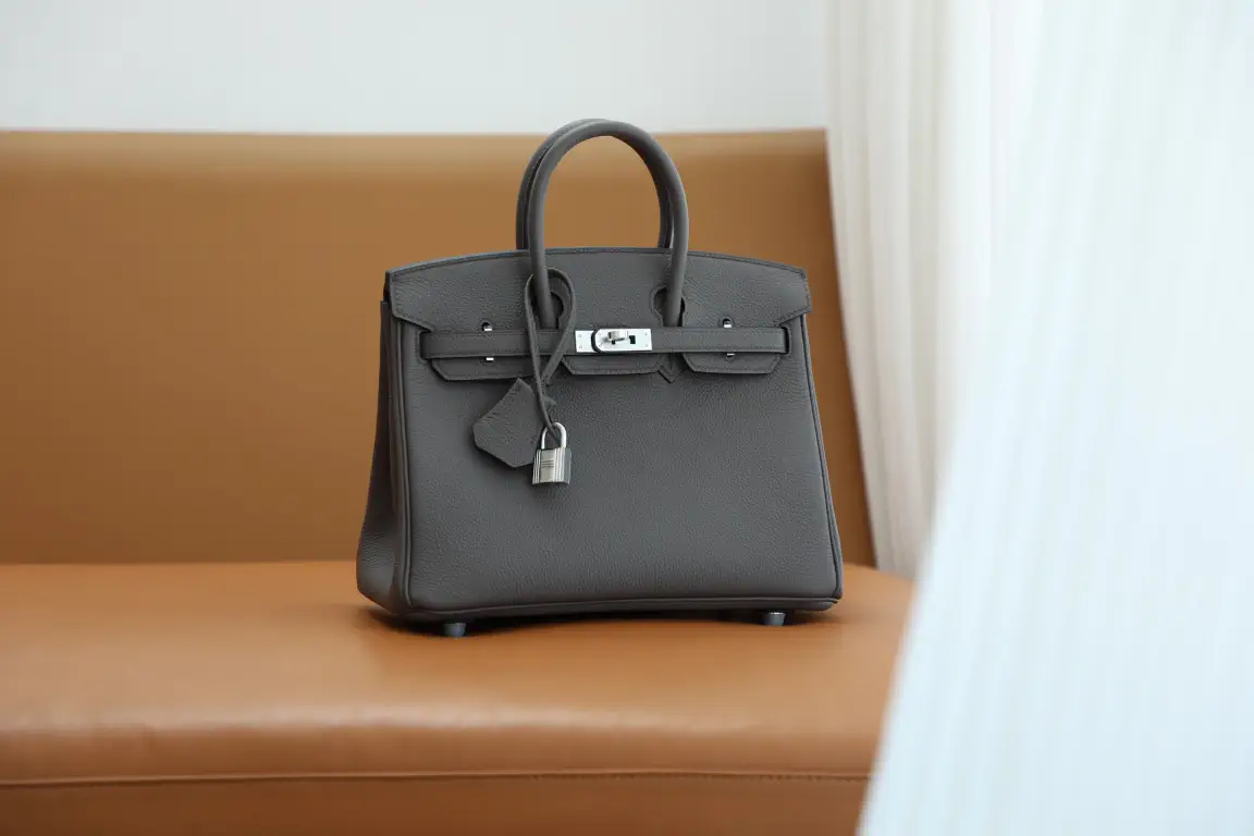 Hermès Gray Top Handle Bag image 1