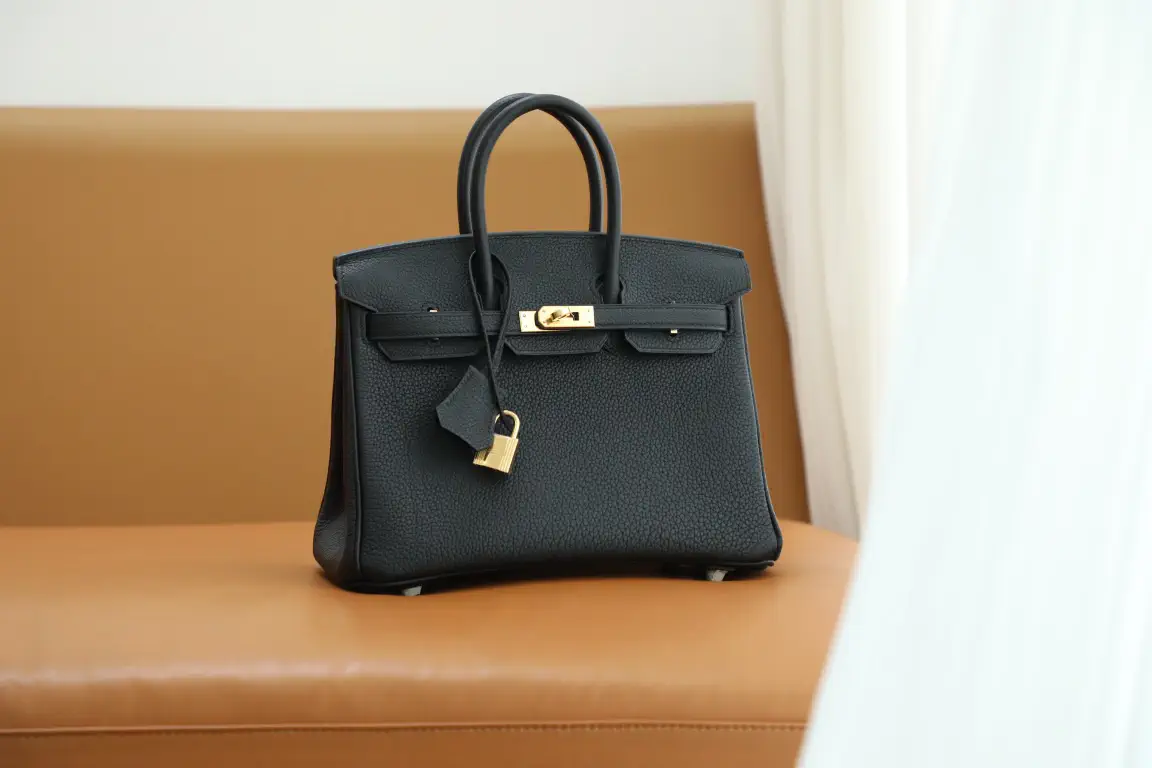 Hermès Black Top Handle Bag image 1