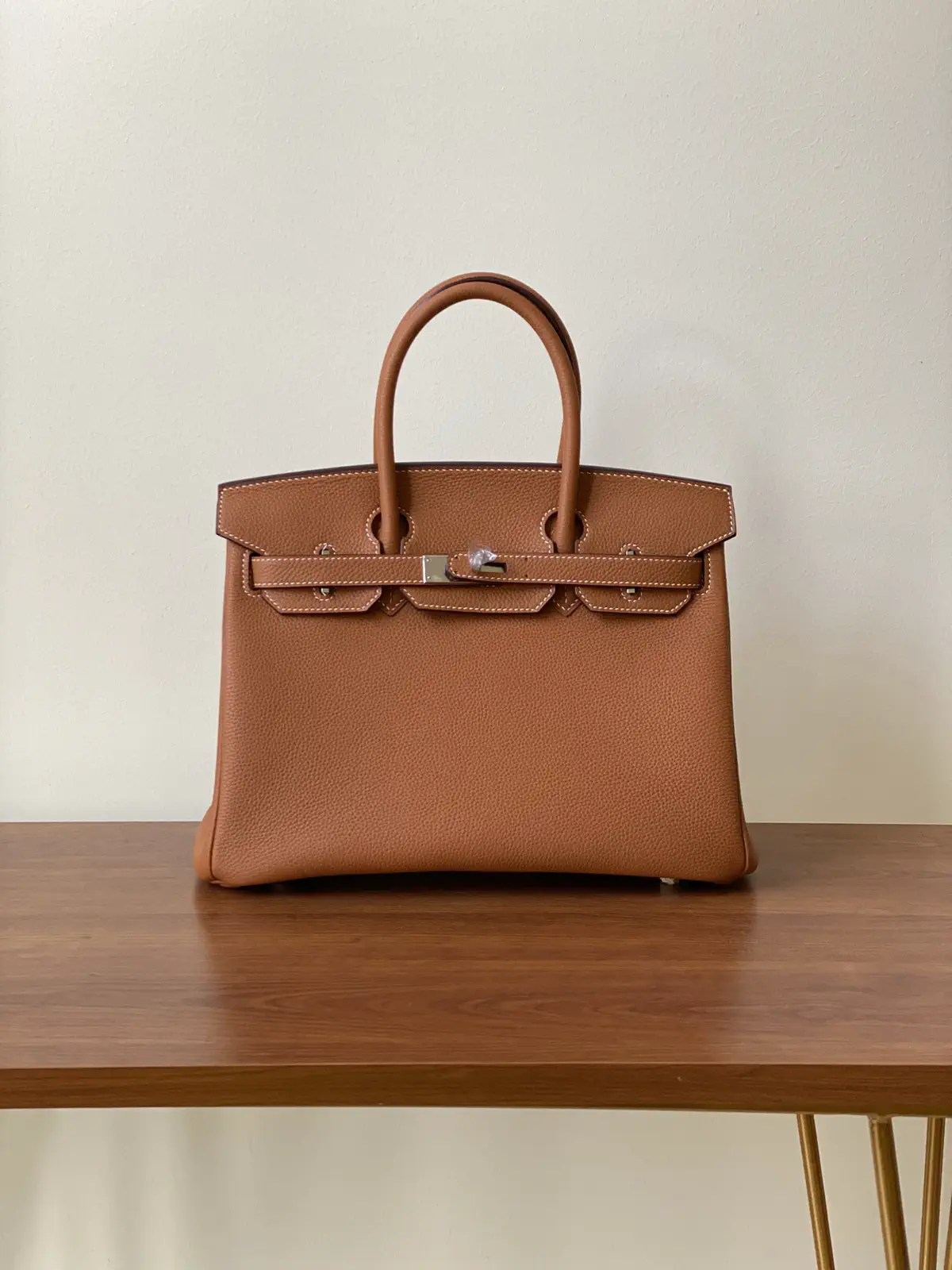 Hermès Brown Top Handle Bag image 1
