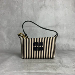 Miu Miu Striped Shoulder Bag image 1