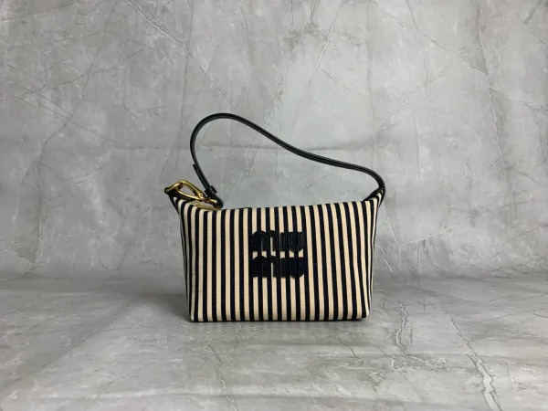 Miu Miu Striped Shoulder Bag image 1