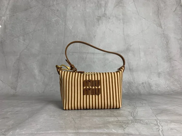Miu Miu Striped Top Handle Bag image 1